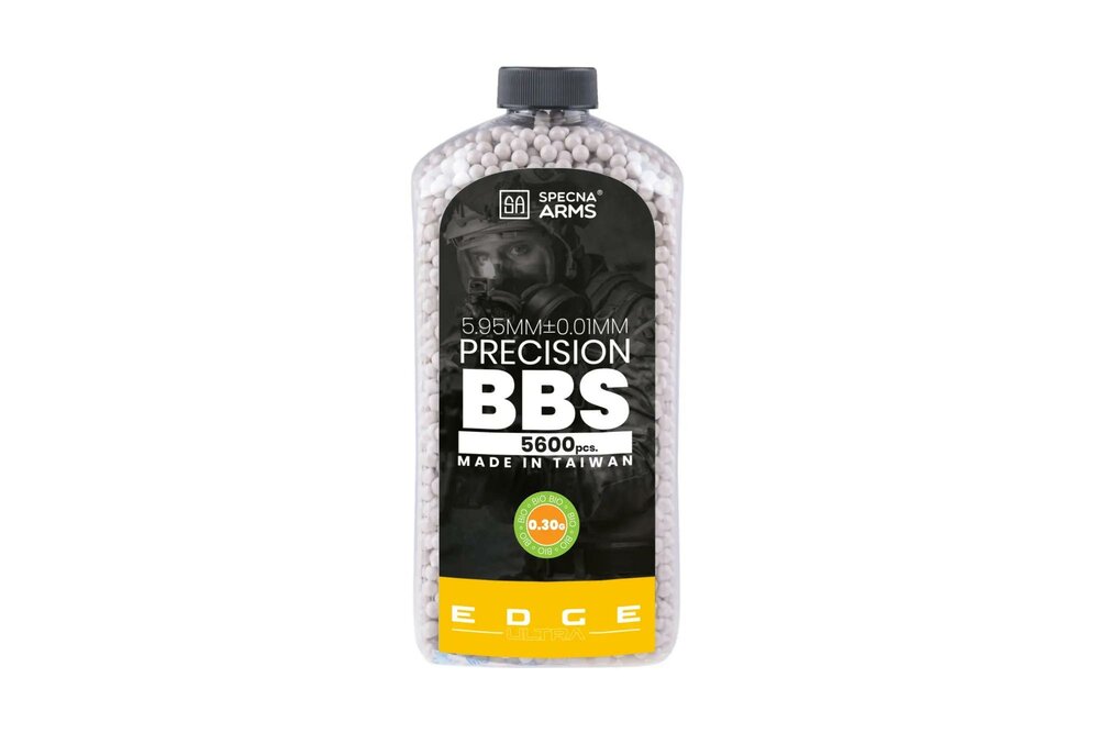 SPECNA ARMS  EDGE ULTRA&trade; BIO 0.30g precision bullets - 5600 pcs - white - bottle