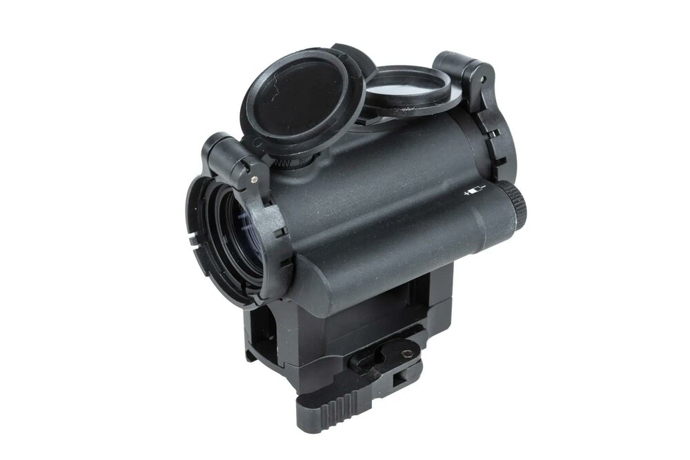 JJ AIRSOFT   ZV-1 red dot sight with high/low QD mount Zwart