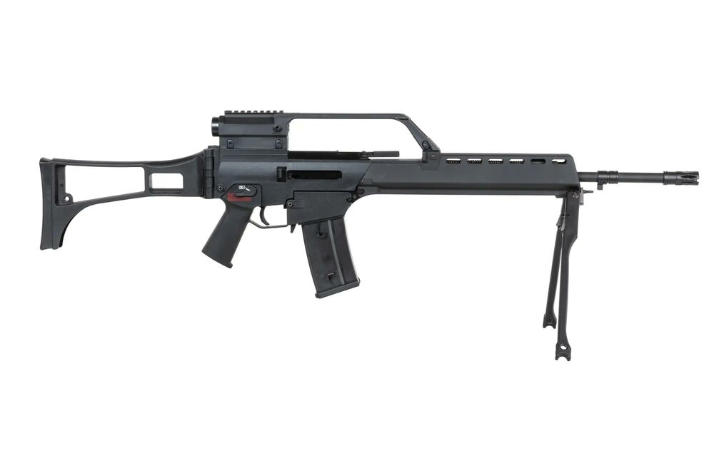 SRC DUAL POWER SR36K COB-301 met  bipod en scope Zwart