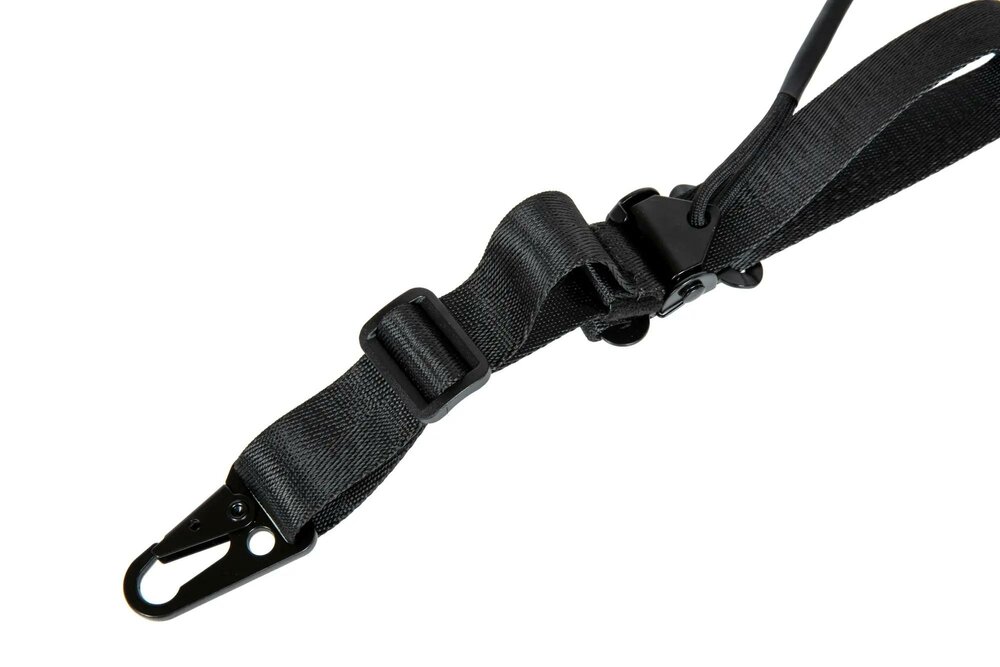 Adjustable 2-point Tactical Sling with Padding - Black