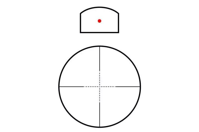 THETA OPTICS Rhino 4x32 spotting scope with mini collimator