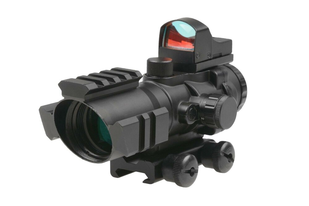 THETA OPTICS Rhino 4x32 spotting scope with mini collimator