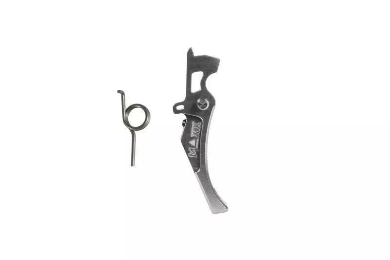 CNC Aluminum Advanced Trigger (Style D) - Silver