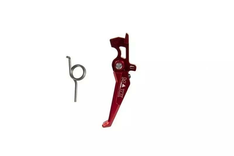 CNC Aluminum Advanced Trigger (Style E) - Red