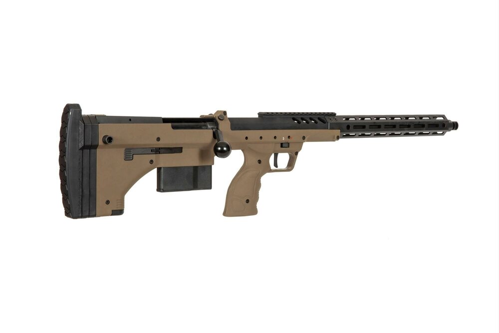 Desert Tech SRS-A2/M2 22&quot; sniper airsoft rifle (right-handed) - FDE