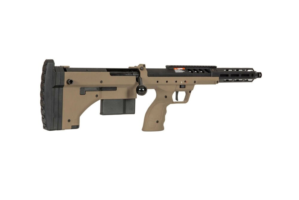 DESERT TECH SRS-A2/M2 Covert 16&quot; (Right-Handed) Sniper Rifle Replica &ndash; FDE