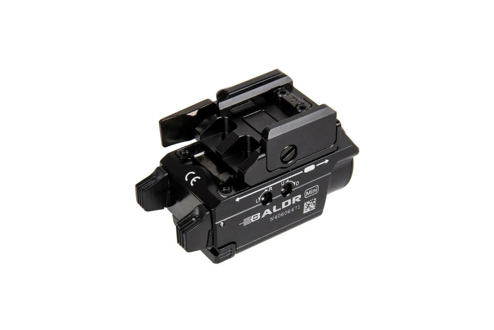 BALDR Mini pistol torch with laser sight