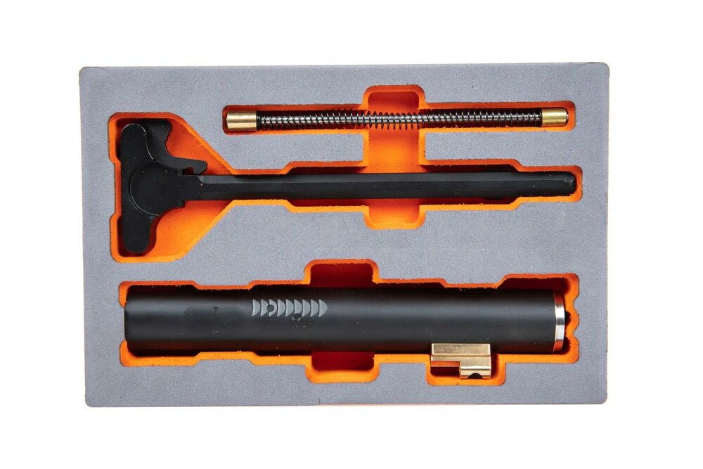PTW A&amp;K pneumatic set with a cocking handle Black