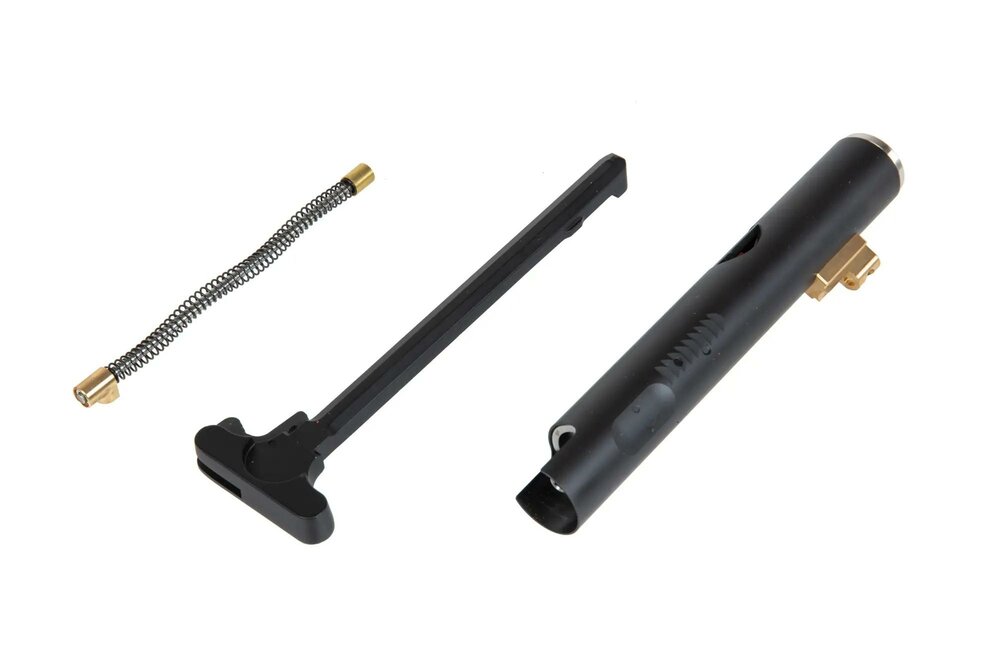 PTW A&amp;K pneumatic set with a cocking handle Black
