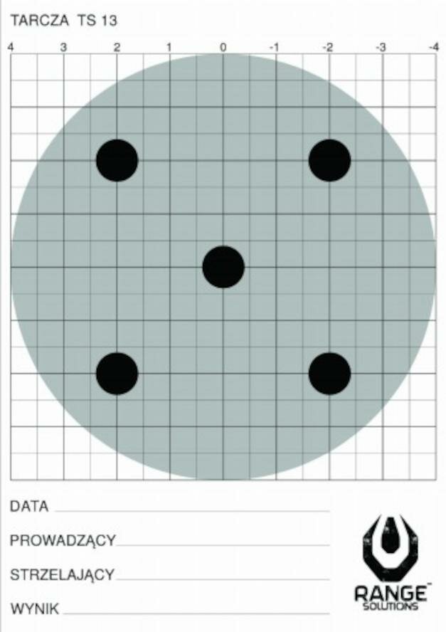 Range Solutions TS-13 shooting target - 100 pieces