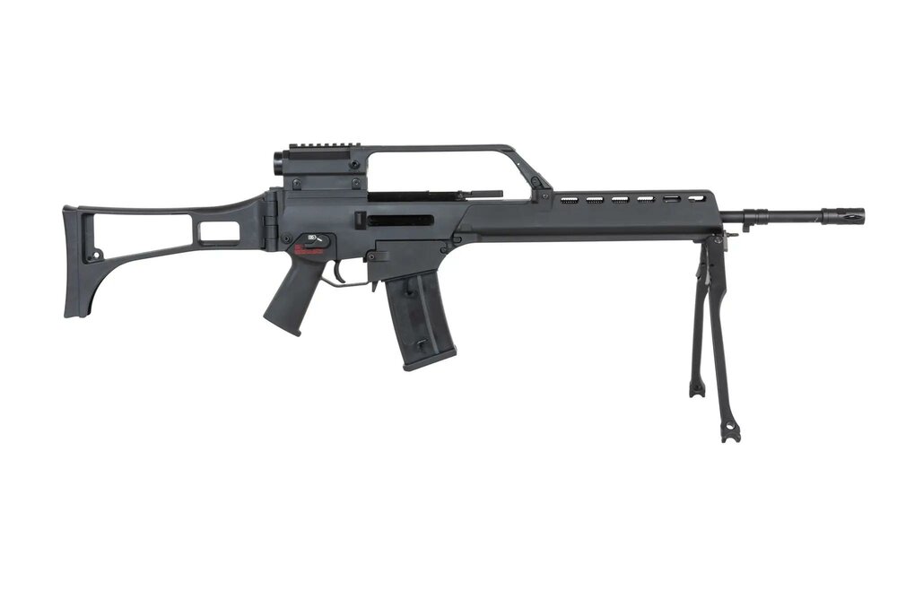 SRC DUAL POWER SR36E GB-301 icl. bipod en scope Zwart