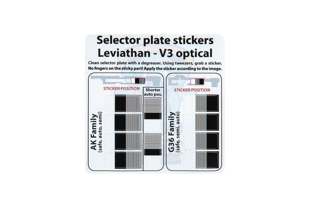Jefftron Leviathan V3 Optical ETU selector sticker set
