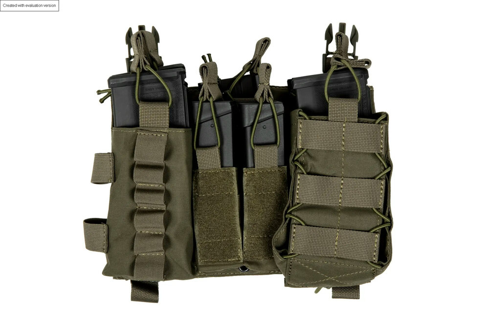 Inta panel for waistcoats - Ranger Green