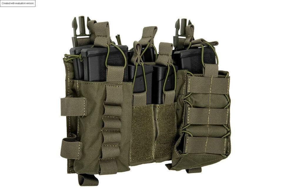 Inta panel for waistcoats - Ranger Green