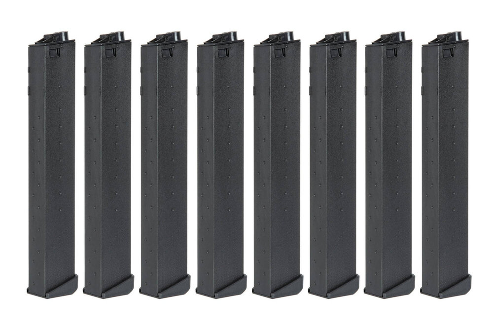 Hi-Cap 330-bullet magazine for PDW9 replicas (set of 8)