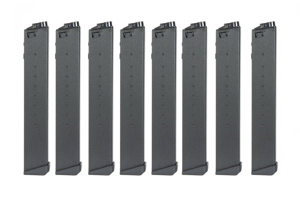 Hi-Cap 330-bullet magazine for PDW9 replicas (set of 8)