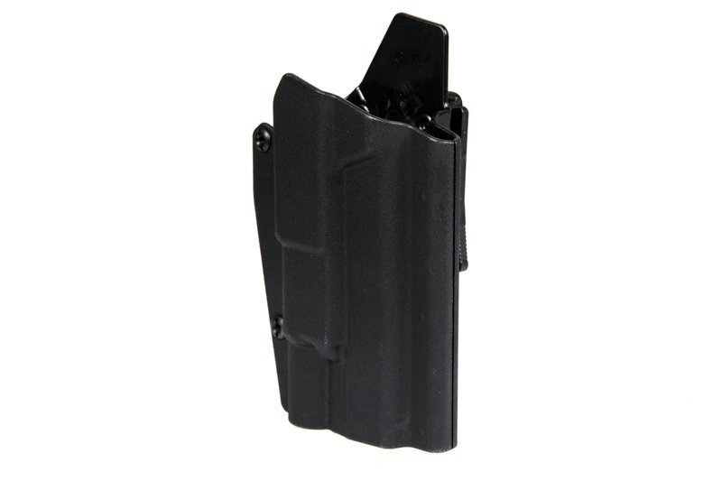 Composite Holster for G17 Replicas with Tactical Flashlight &ndash; Black