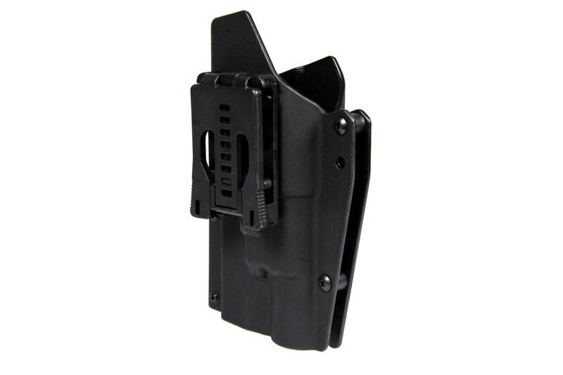Composite Holster for G17 Replicas with Tactical Flashlight &ndash; Black