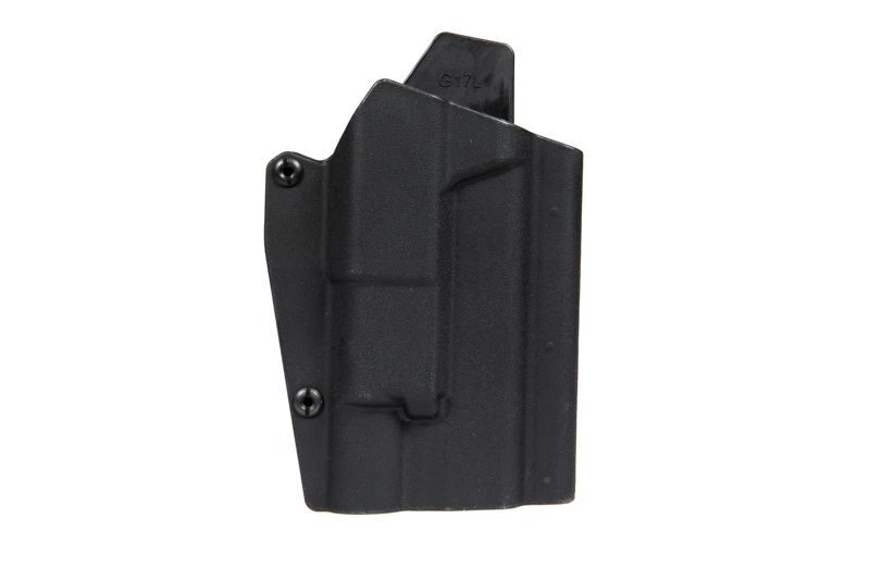 Composite Holster for G17 Replicas with Tactical Flashlight &ndash; Black