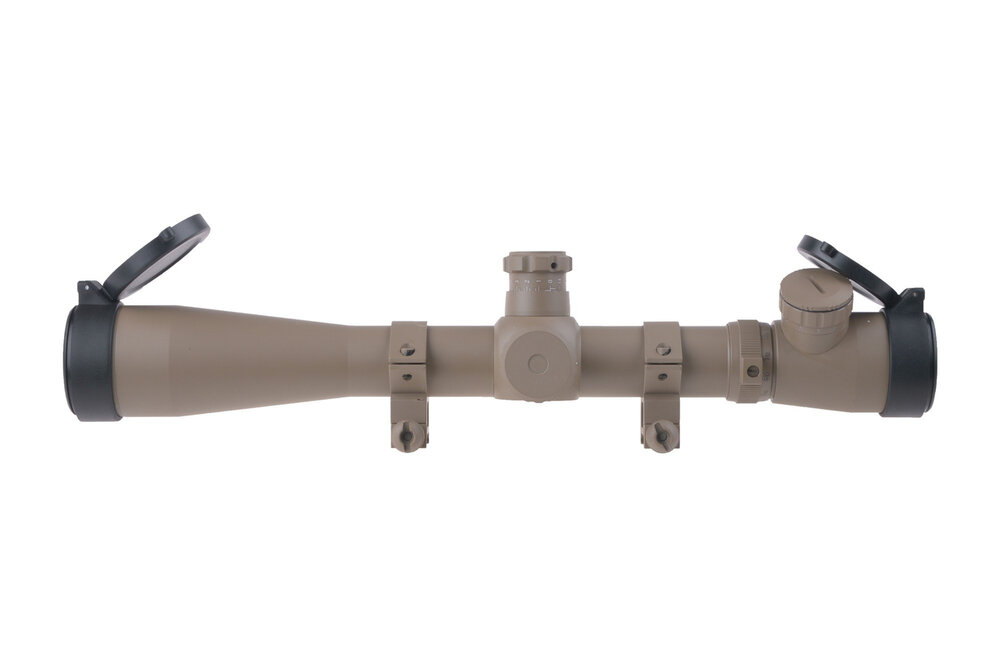 AMOEBA SC-010 3.5-10x40 E-SF Scope - Tan