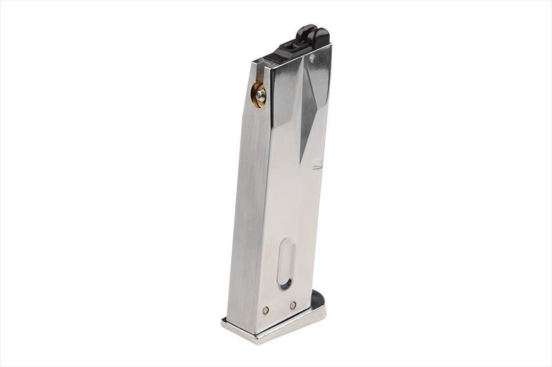 TOKYO MARUI 25rd gas magazine for M92F - silver