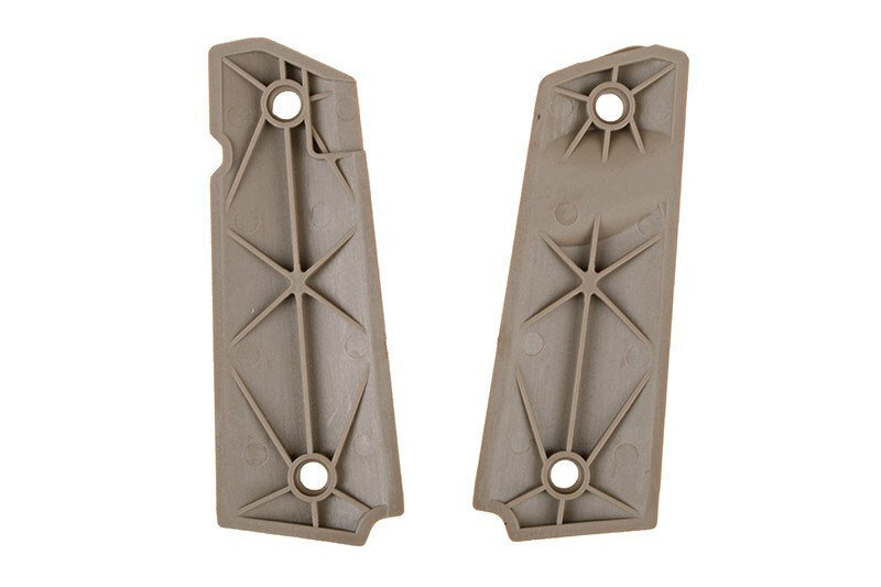 Colt 1911 Grip Side Linings - Dark Earth