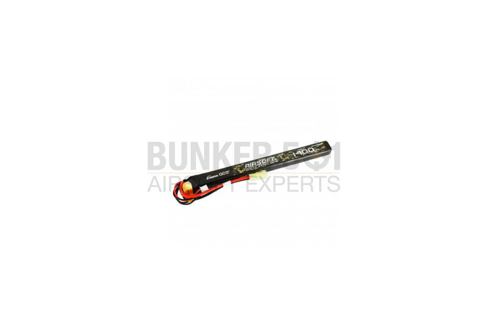 GENS Battery 11.1v 1400 mah 1 stick Tamiya Genspow