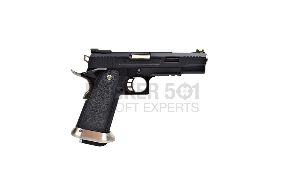 WE Gas Pistol Hi-Capa 5.1 Wet T-Rex Black 