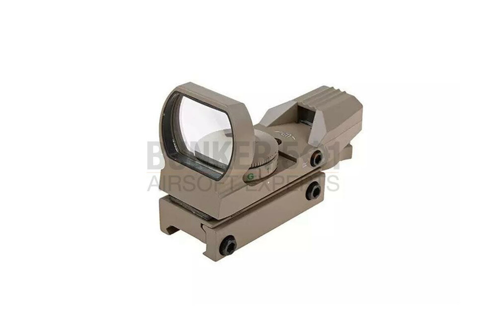 THETA OPTICS OPEN REFLEX SIGHT -TAN