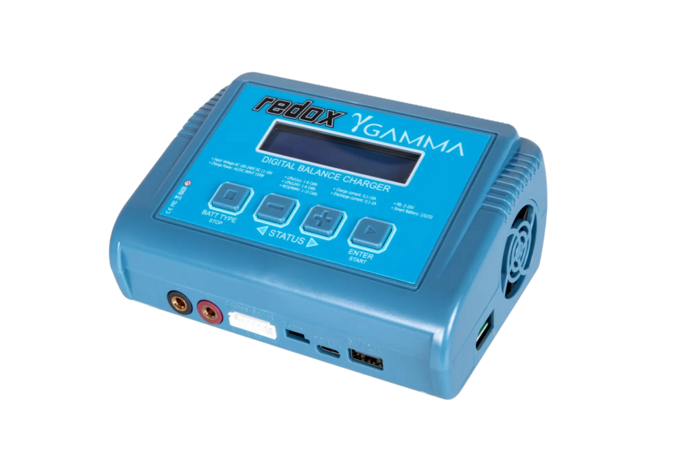 REDOX  GAMMA Charger &ndash; Advanced LiPo &amp; NiMH Battery Charger with Built-in Power Supply and Balancer