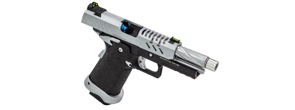 VORSK  GBB Gas Hi-Capa 3.8 PRO Black / Silver 1,0J 