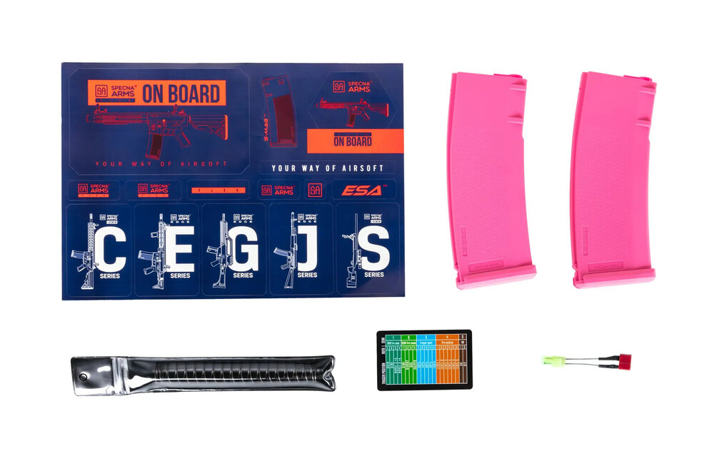 SPECNA ARMS SA-F04-RL BLDC FLEX Light Ops Stock HAL ETU Gen2 Pink 