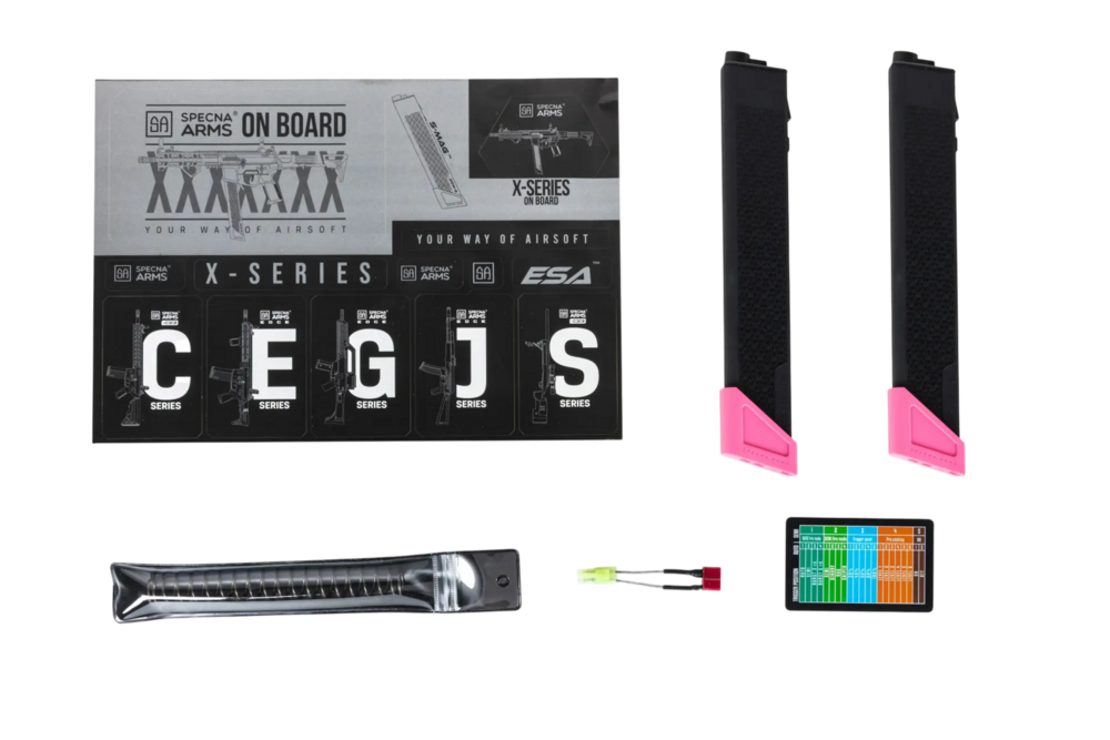 SPECNA ARMS SA-FX02 FLEX&trade; BLDC&trade; HAL ETU Gen.2 &ndash; Pink Airsoft AEG