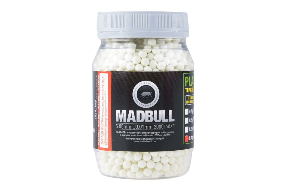 BBs Bio Tracer Degradable 0.30g Madbull PLA 2000 pcs - Green