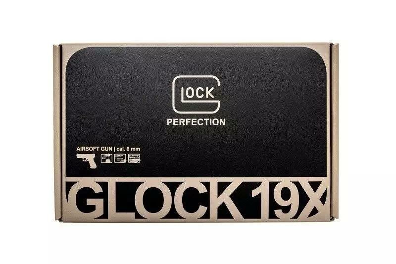 GBB Glock 19X Green Gas pistol replica - Coyote