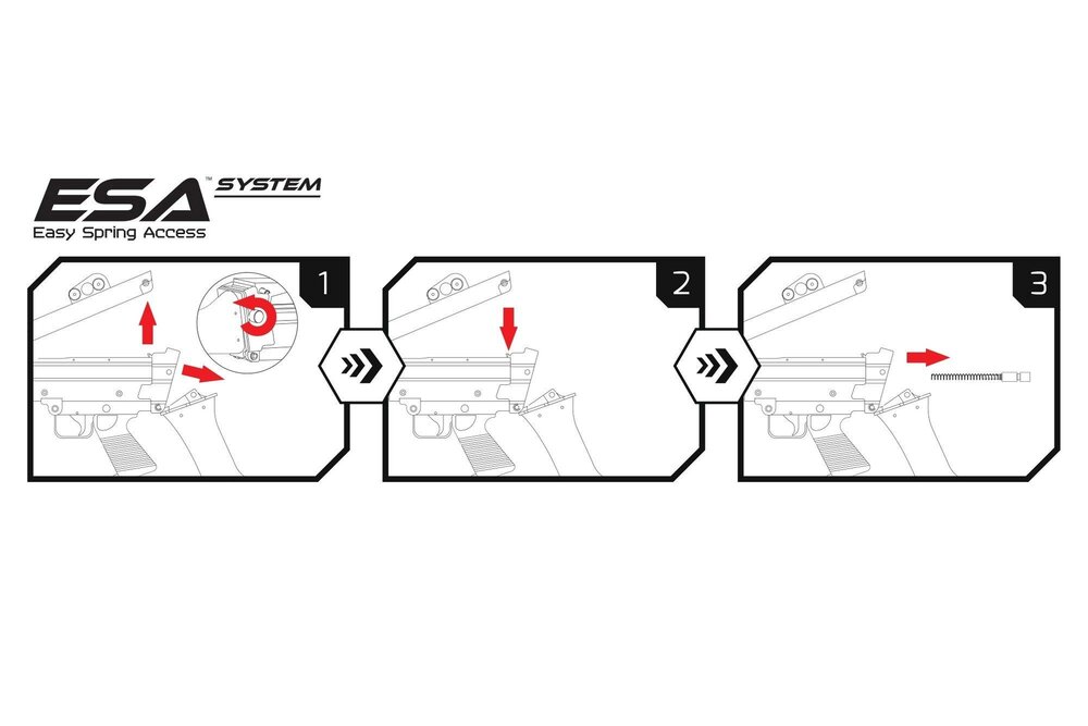 SPECNA ARMS SA-249 PARA CORE&trade; Machine Gun zwart