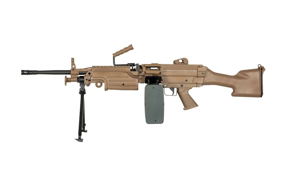 SA-249 MK2 CORE&trade; Machine Gun Replica - Tan