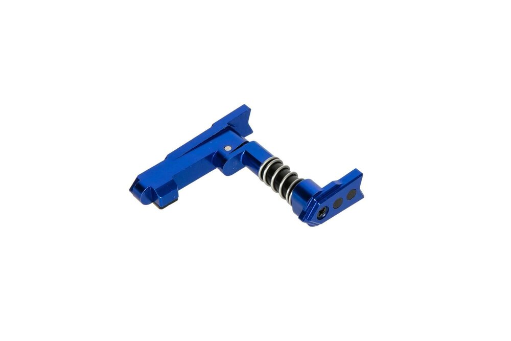 CNC M4/M16 magazine release on both sides (A) - Blue