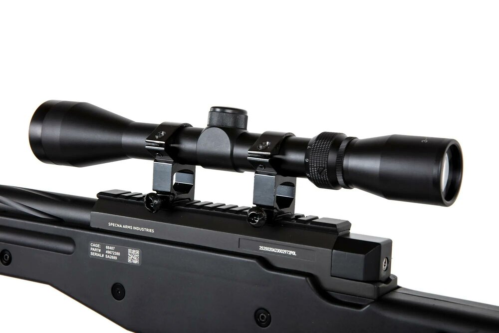 SPECNA ARMS  SA-S11 sniper with scope and bipod Black