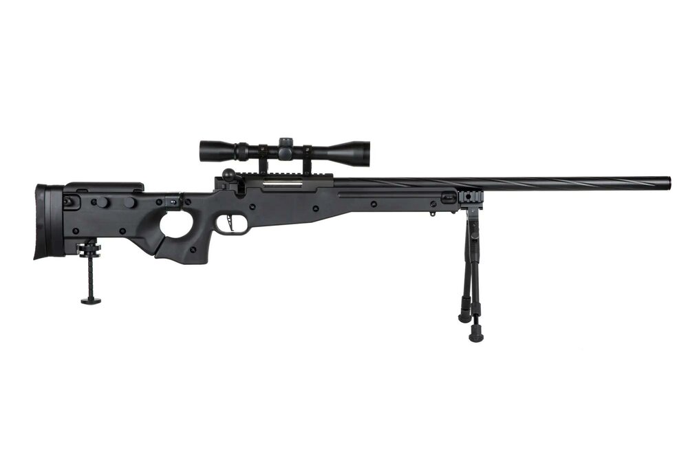 SPECNA ARMS  SA-S14 sniper with scope and bipod Black
