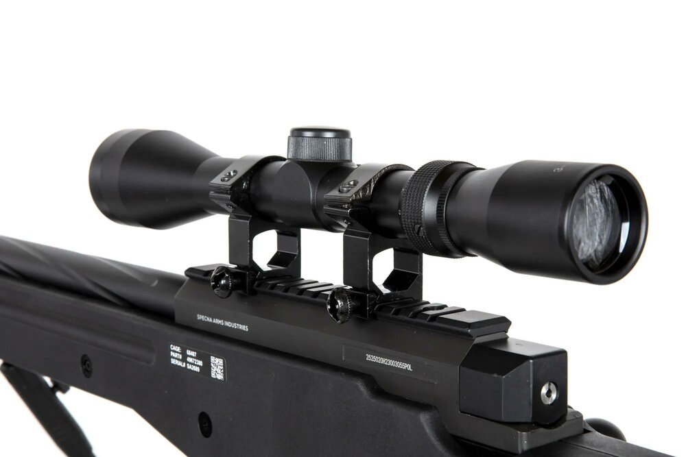 SPECNA ARMS  SA-S14 sniper with scope and bipod Black