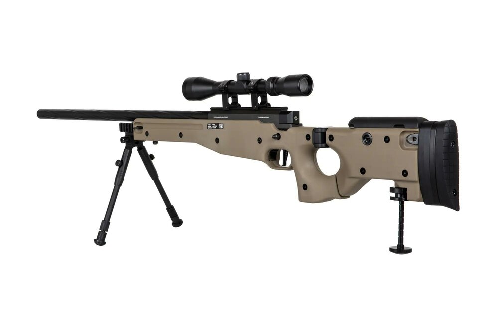 SPECNA ARMS  SA-S14  with scope and bipod Tan