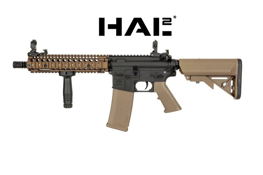 Specna Arms Daniel Defense&reg; MK18 SA-E19 EDGE&trade; HAL2 &trade; Chaos Bronze carbine replica
