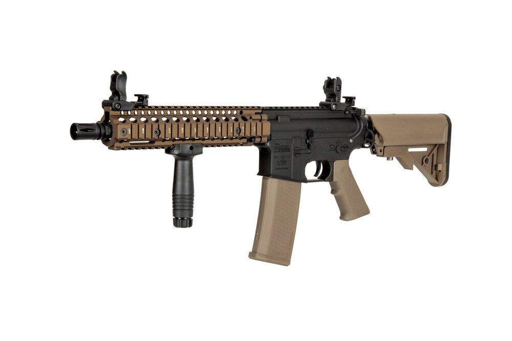 Specna Arms Daniel Defense&reg; MK18 SA-E19 EDGE&trade; HAL2 &trade; Chaos Bronze carbine replica