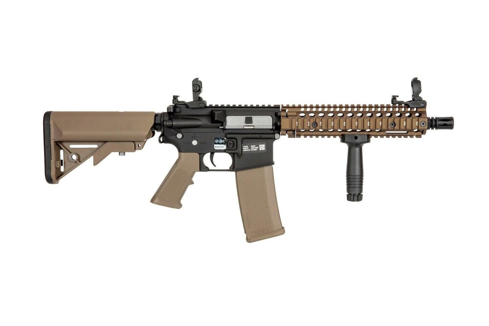 Specna Arms Daniel Defense&reg; MK18 SA-E19 EDGE&trade; HAL2 &trade; Chaos Bronze carbine replica