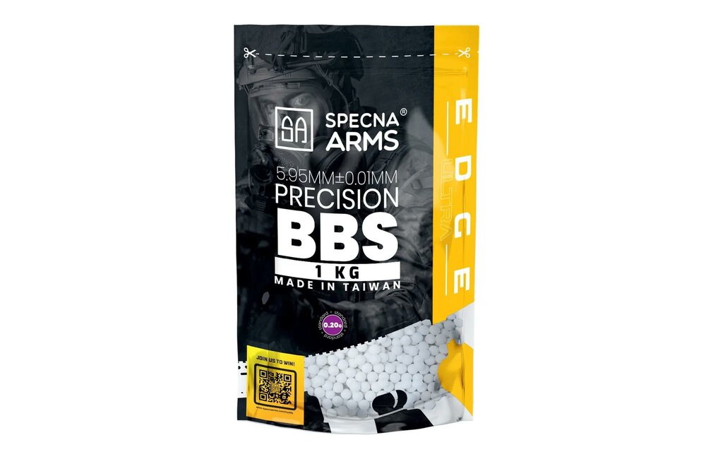 Specna Arms EDGE ULTRA&trade; 0.20g precision BBs - 1 kg - white