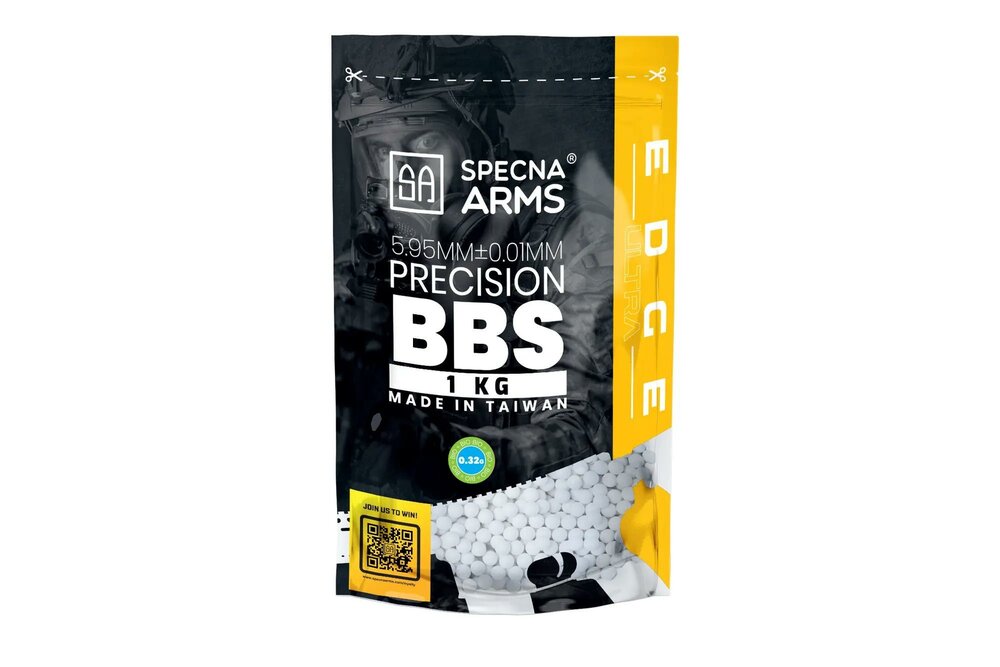 Precision bullets0.32g Specna Arms EDGE ULTRA&trade; BIO - 1 kg - white