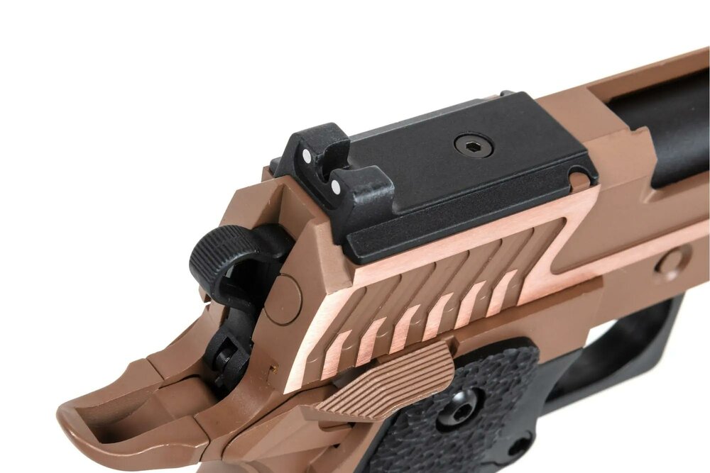  SRC Sahara Viper DUAL POWER pistol with CO2 magazine Flat Dark Earth