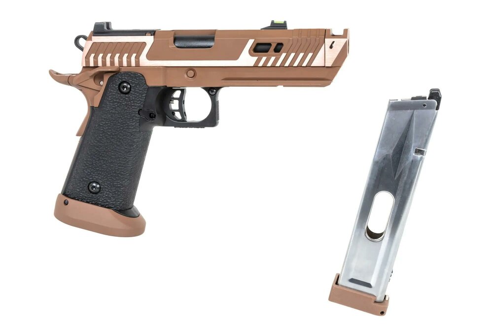  SRC Sahara Viper DUAL POWER pistol with CO2 magazine Flat Dark Earth