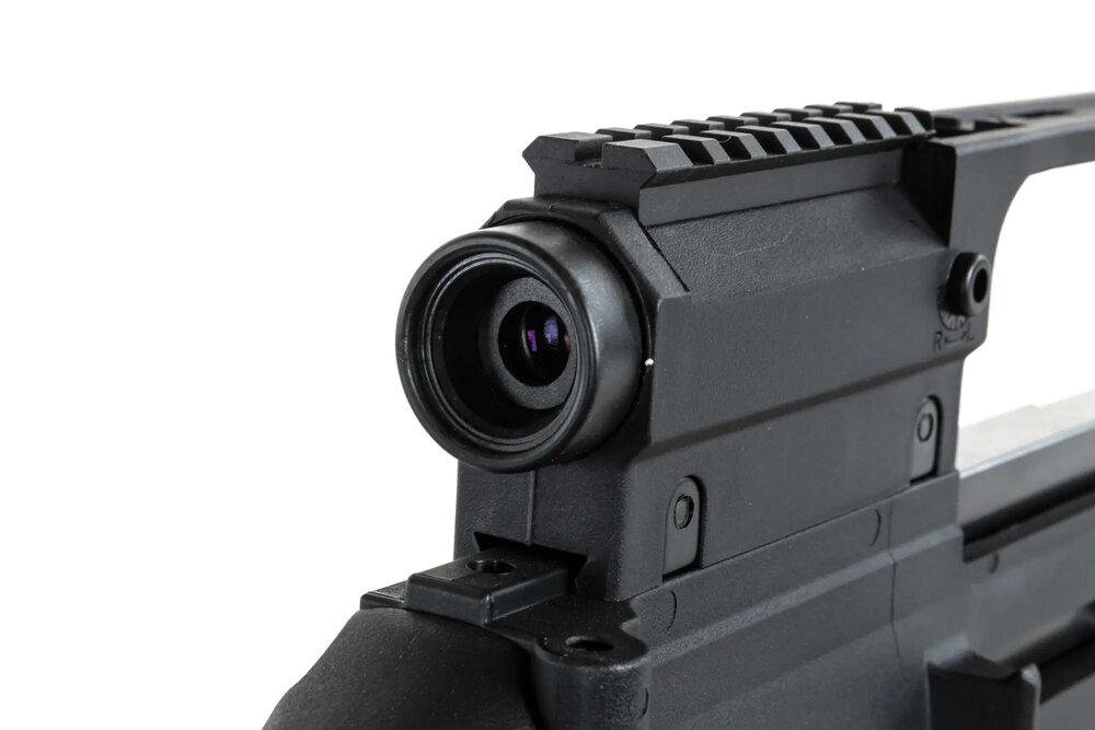 SRC DUAL POWER SR36K COB-304 airsoft carbine with scope Black